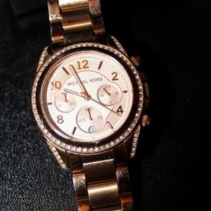 Michael Kors Women's Blair Rose Gold-Tone Watch